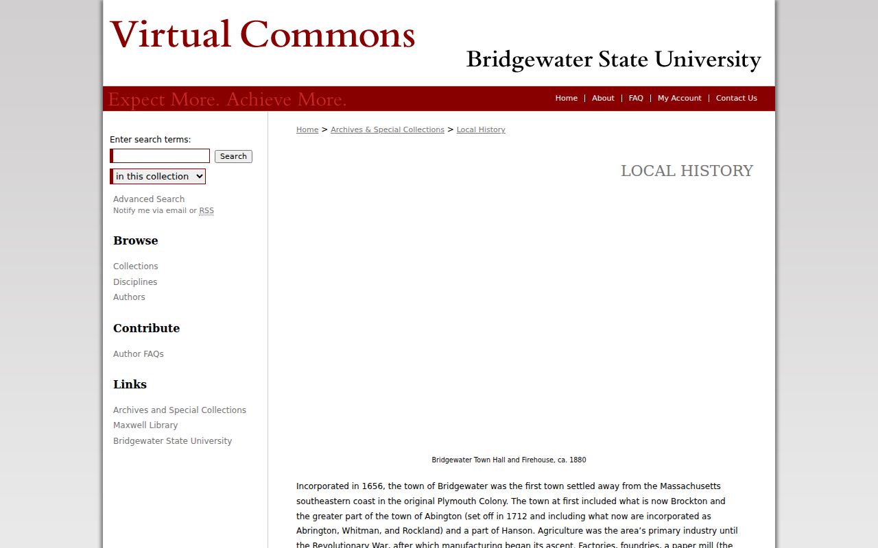 Bridgewater city directory Virtual Commons local history collection