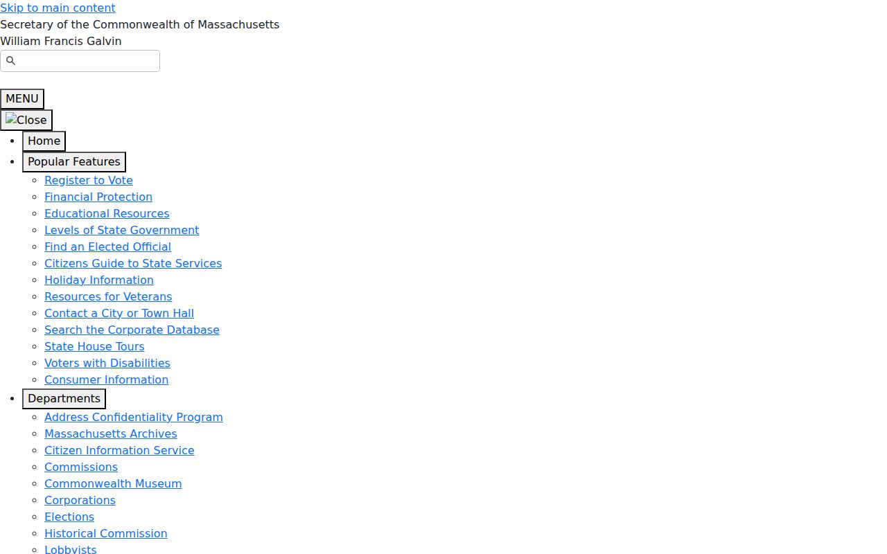 Bridgewater residents directory Massachusetts corporations search