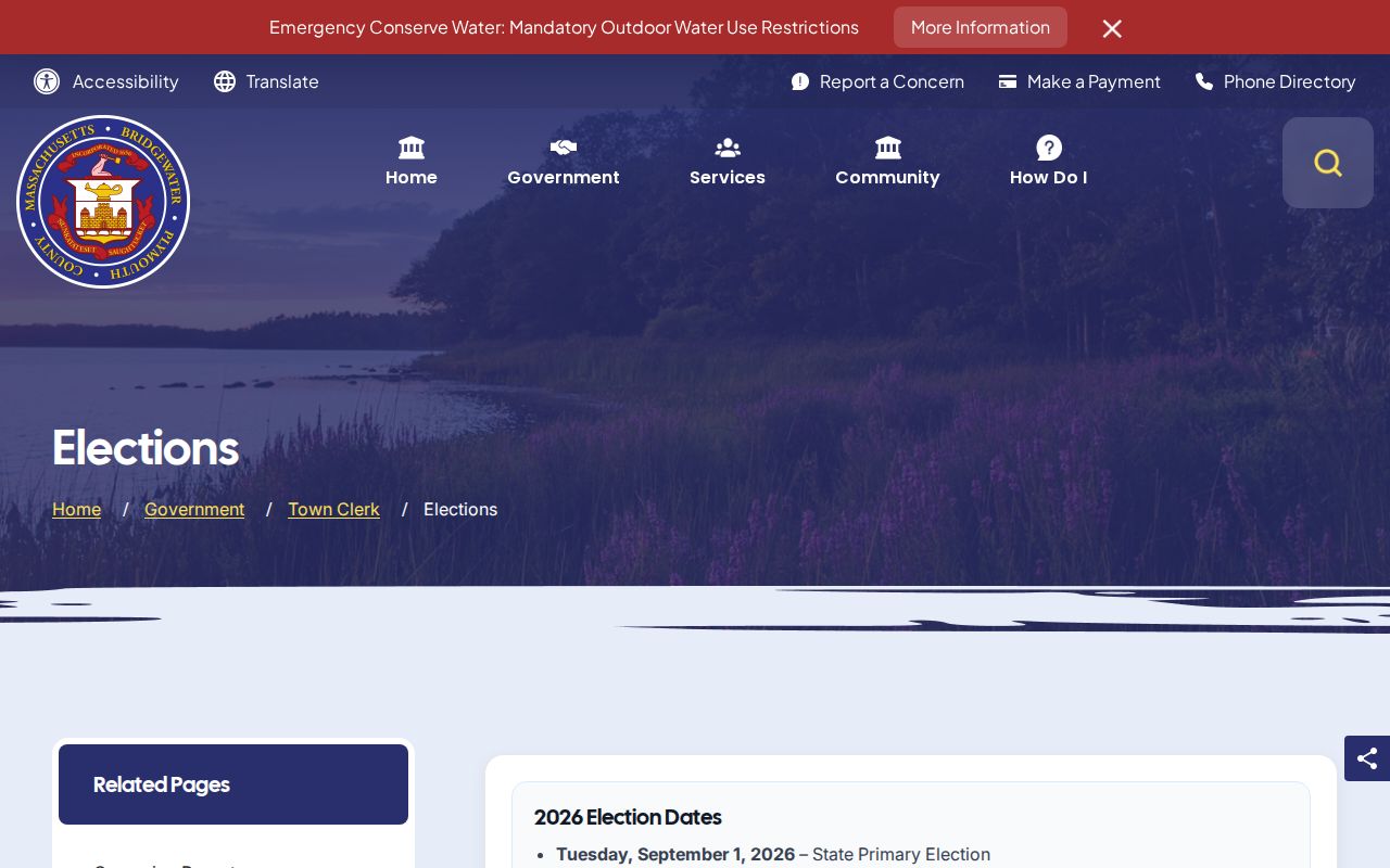 Bridgewater neighbors local voter-file request information from the Town Clerk