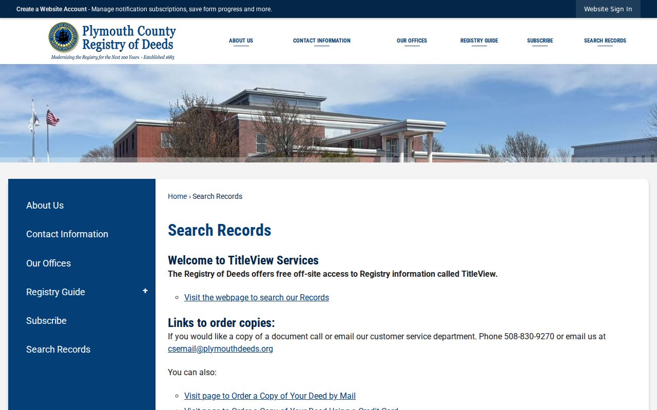 Bridgewater street directory Plymouth Registry grantor grantee deed index